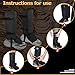 Azarxis Snake Gaiters, Waterproof Lower Legs Snake Guard for Men & Women, Snake Bite Protection Chaps with Adjustable Size for Hunting Hiking Farm Working (Army Green)