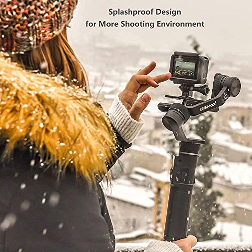 Feiyutech G6 Max [Official] 3-Axis Camera Gimbal Stabilizer For Small Mirrorless/Pocket/Action Camera/Smartphone,Fits Canon 200D M50 Sony Zv1 A6500 Panasonic Gh4 Gopro 8 7 Iphone 14 13 Promax Xr Xs #TOP6