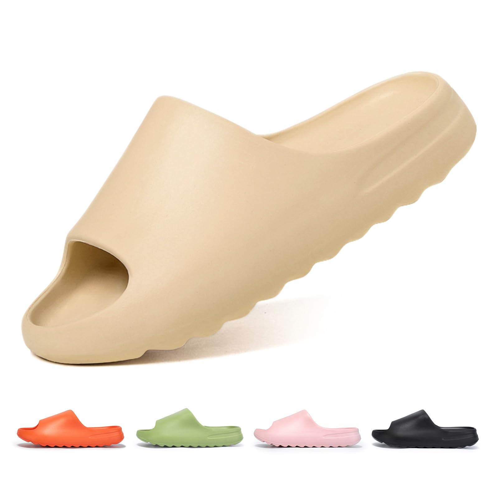 Jesindr Cozy Slides Original Uomo Donna Ciabatte da Bagno Antiscivolo Ciabatte Da Bagno Ciabatte Morbide Nuvole Schlappi Scarpe Nuvolose Unisex Gomma Cloud Slippers Estate Beach Slide Sandali