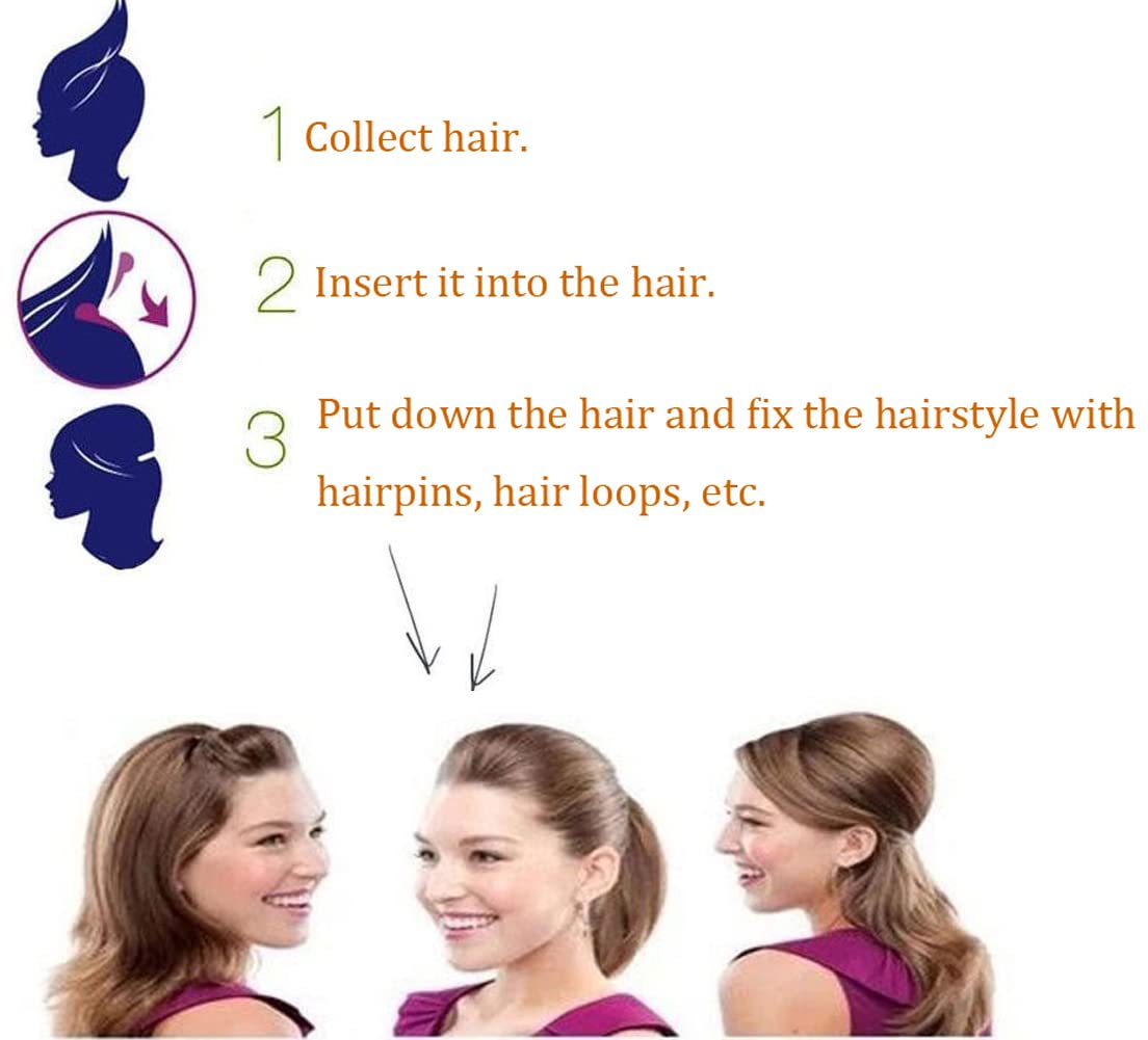 2Pcs Charming Bump It Up Volume Inserts Sponge Styling Insert Do Beehive Hair Styler Bun Maker Tool Base Comb Styling Accessories image 5