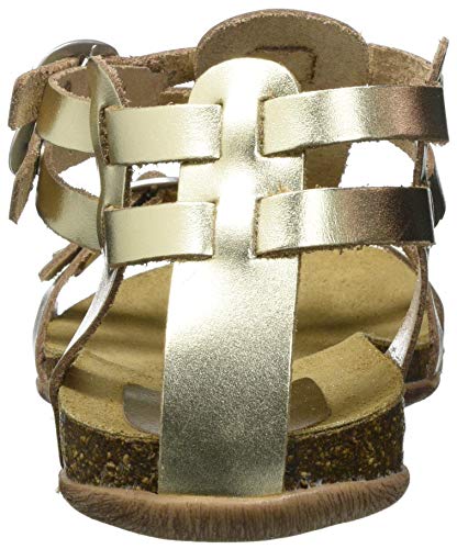Kickers Ana, Sandali a Punta Aperta Donna, Oro, 37...