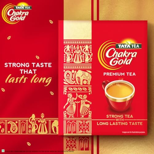 Image of Tata Tea Chakra Gold | Strong Tea With Long Lasting Taste | Black Tea,250 Gram (Pack of 3)