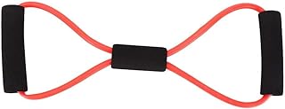 Bands, Chest Expander Muscle Exerciser for Men Women 8-Shaped Tensioner Stretch Band Shoulder Arm Elastic Rope for Chest Expansion Exercise, Yoga, Home Practice (Red)