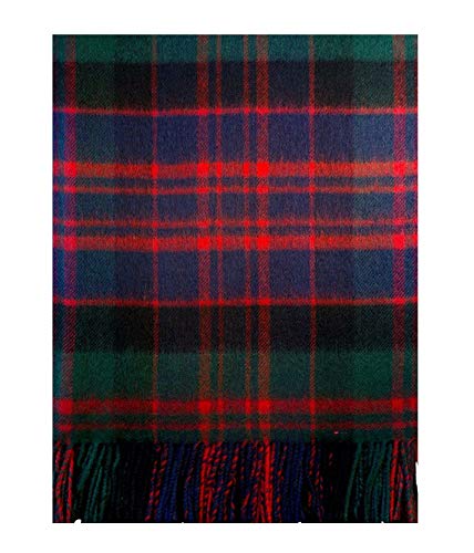 Ladies Shawl Cape Macdonald Clan Modern Tartan Lambswool Made To Order