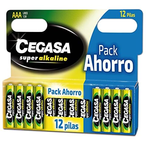 12 Pilas cegasa Superalkaline LR03 Verde Cover