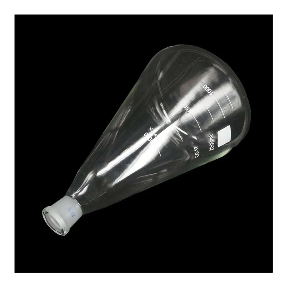 Matraz cónico de laboratorio de vidrio de borosilicato Matraces Erlenmeyer graduados 500/1000/2000/3000/5000 ml Junta n.° 19 n.° 24 n.° 29(2000ml Joint 29-32)