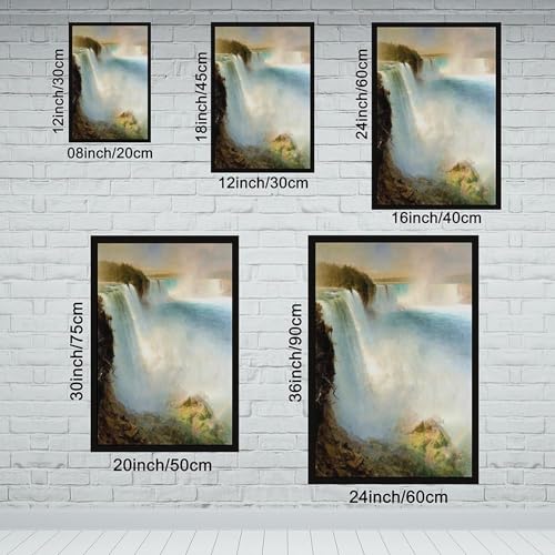 Impression église Niagara Falls Frederic Edwin grand format - 2