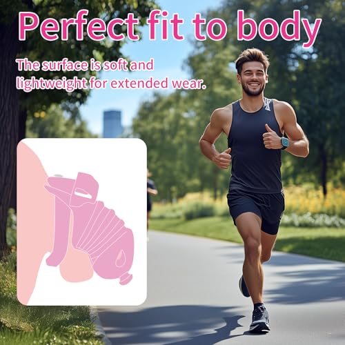 Image of Male Chastity Cage, Silicone Cock Cage with 4 Adjustable Rings & Chastity Belt, Lightweight Chastity Device with Invisible Lock & 2 Keys, Bondage Gear & Accessories, Adult Sex Toys for Long Term Wear