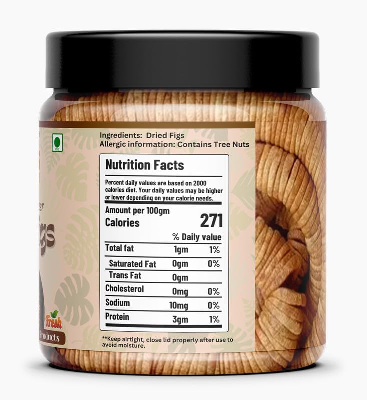 Image of MOM'S BRAND Premium Dried Afghani Anjeer 400 gm | Low in Fat | Anjeer Dry Fruits in Fresh | Healthy Snacks I Rich Source of Vitamins Dietary Fiber | Dry Figs