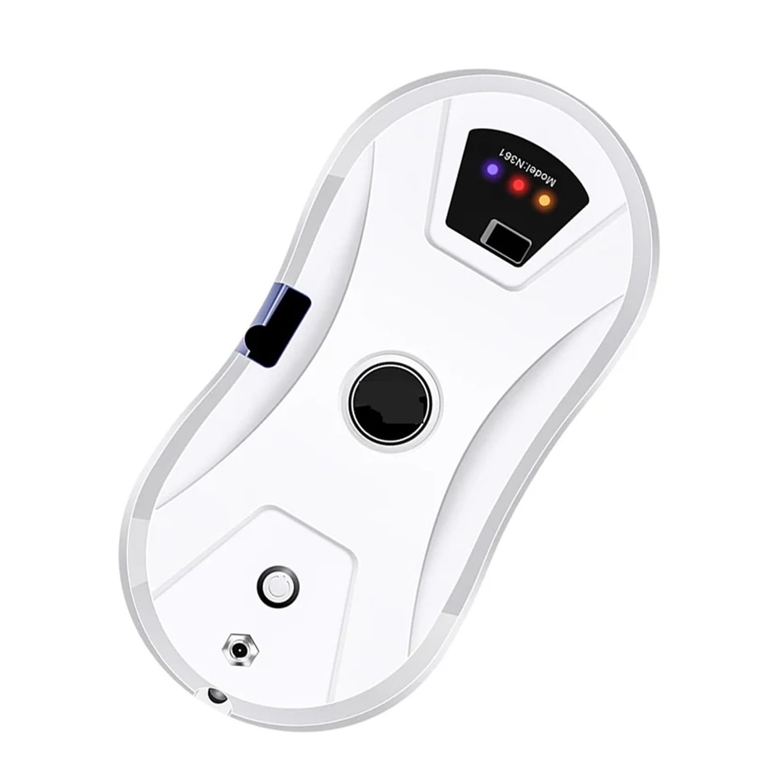 Hghadpltm White Window Cleaning Robot With Automatic Water Spraying, Remote Control Window Cleaner For High-Rise Cleaning For Smooth Surfaces