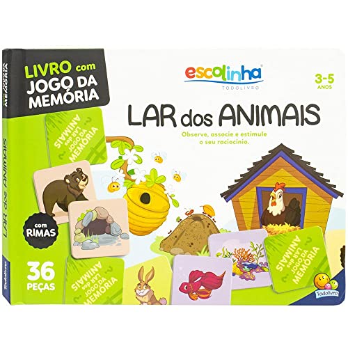 livro escolinha memoria lar dos animais