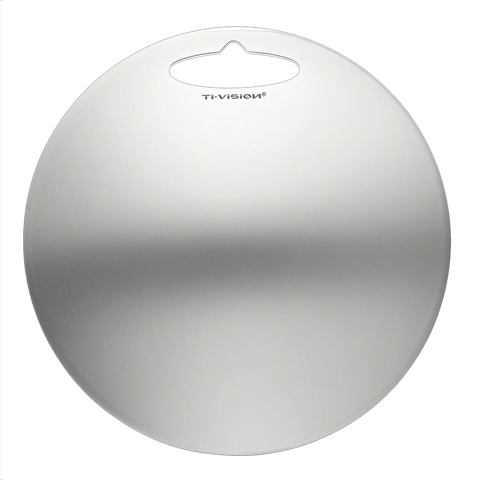 GR1 Pure Titanium Cutting Board for Kitchen Ultra-Durable, Lightweight, Dishwasher Safe Professional Cutting Surface, 4 Size Options (Round)