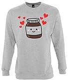Unbekannt Nutella Funny Mens & Ladies/Herren & Damen Unisex Sweatshirts (M)