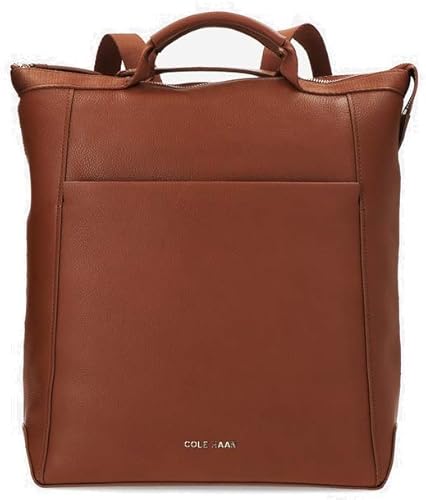 Cole Haan Mochila convertible de cuero Grand Ambition, bronceado (British Tan), talla única