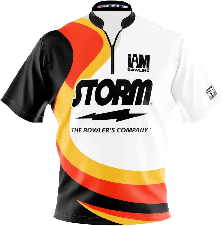 Logo Infusion Dye-Sublimated Bowling Jersey (Sash Collar) - I AM Bowling Fun Design 2008-ST - Storm