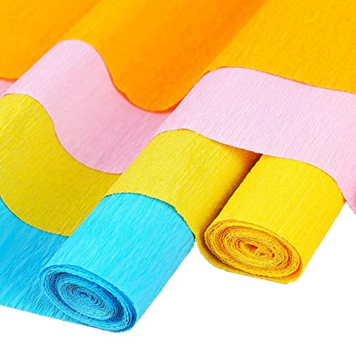 90G Premium Crepe Paper Roll 20In Width, 98In Length Streamer Diy Flower Craft Party Hanging Decor (27-Navy Blue) (Zzz02) #TOP5