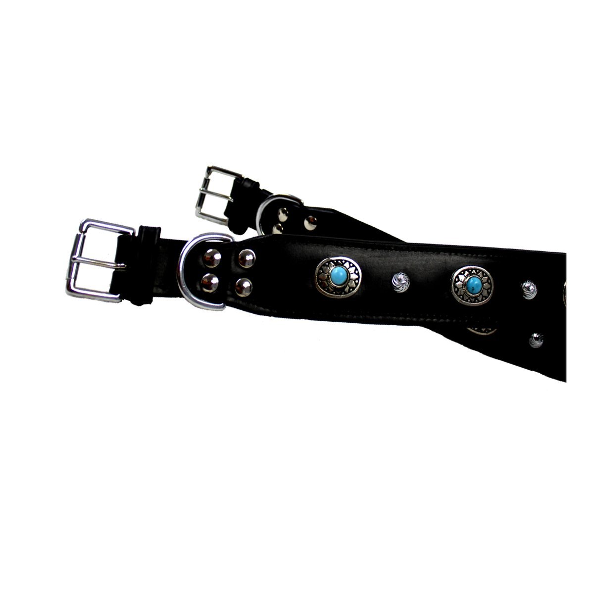 MICHUR Alonzo Hundehalsband Leder Schwarz Breit