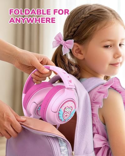 Image of iClever C371 Kids Headphones with Cord for School Boys Girls Travel Gift