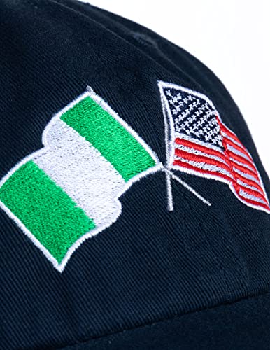 Image of Ann Arbor T-shirt Co. American Friendship Nations Flag Baseball Low Profile Dad Hat for Men Women
