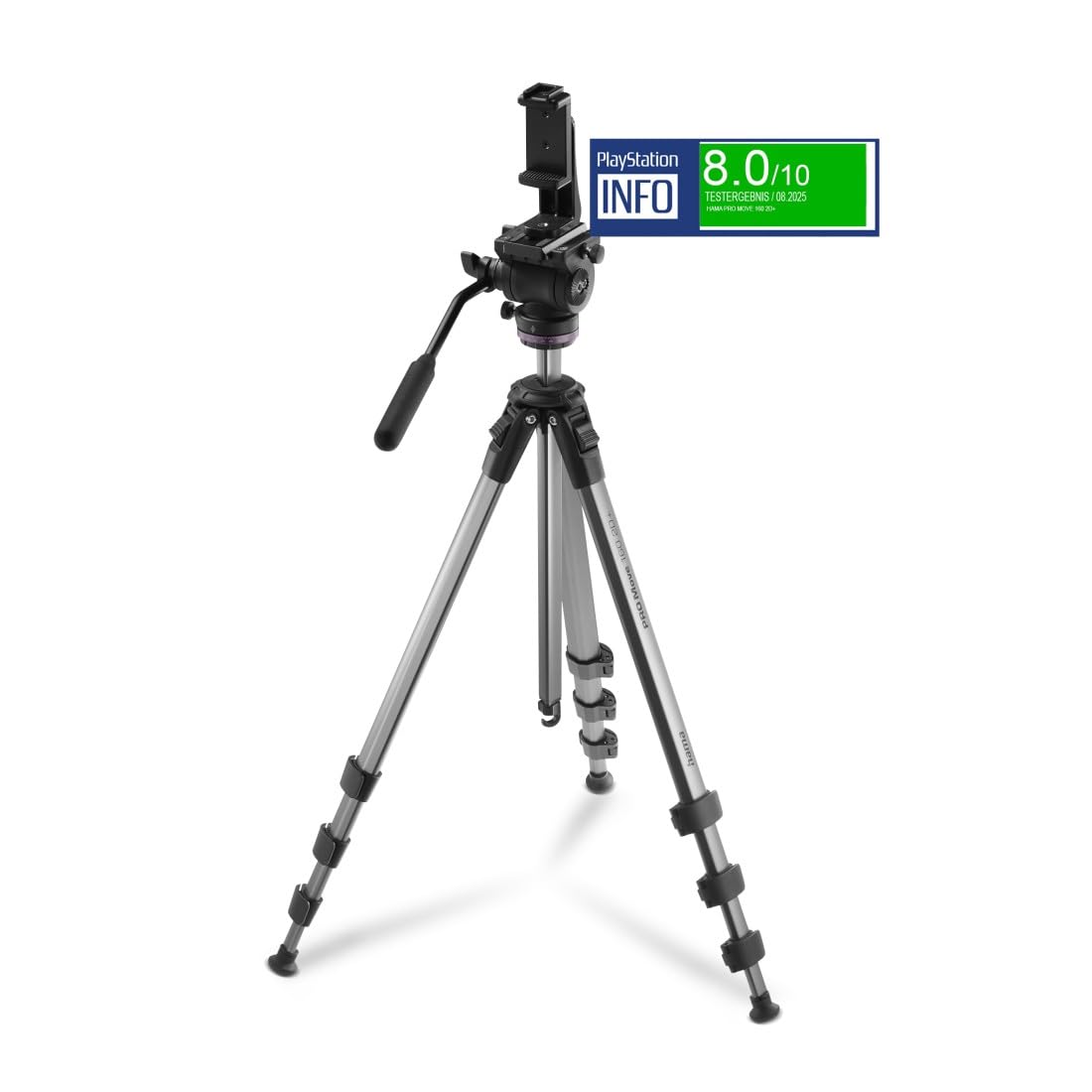 Hama Statyw Pro Move 160 2D+, stojak wideo do Ph.P. i Tel., 160 cm