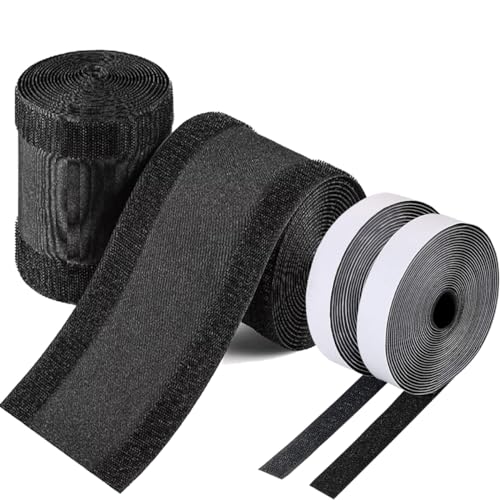Floor Cable Covers,20 Feet Cord Cover with Adhesive Tape for Any Floor Surface,Wire Storage Cover Used to Protect The Cable and Prevent Tripping Over The Cords (Black) by YOBEYI - Used condition - CA$17.81