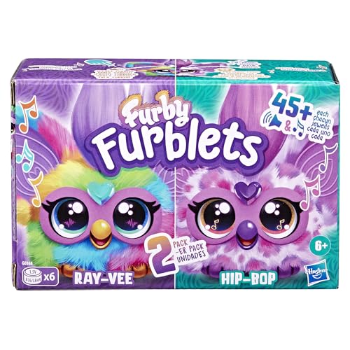 Furby G0368 Furblets 2-Pack, Mini Friends Ray-Vee & Hip-Bop thumb #1