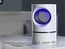 Armadilha Mata Mosquito Sucçao Luz LED UV Zika Dengue Eletronico Repelente