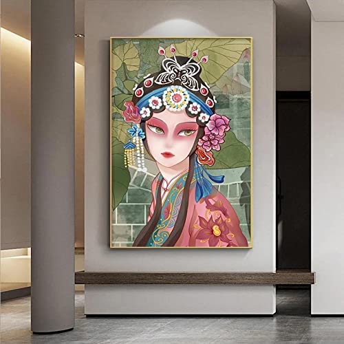 No.94♡半額祭♡キャンバスアート　ブランドアートポスター　インテリア絵画 Amazon｜アートポスター中華風キャンバス絵画インテリア京劇の