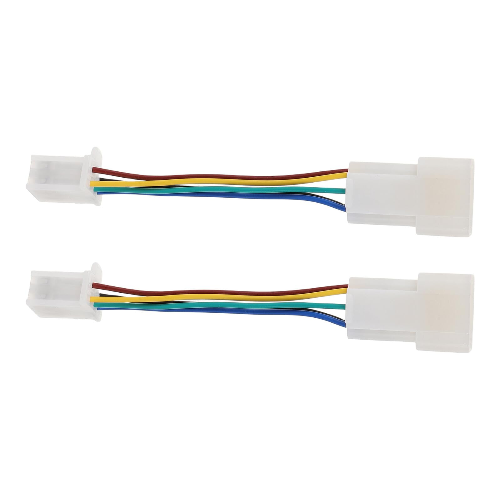 2pcs Electric Scooter Motor Hall Sensor Phase Converter Cable Harness, Waterproof Electric Bike Motor Extension Cord for E-bike and Motorcycle Wiring Adapter