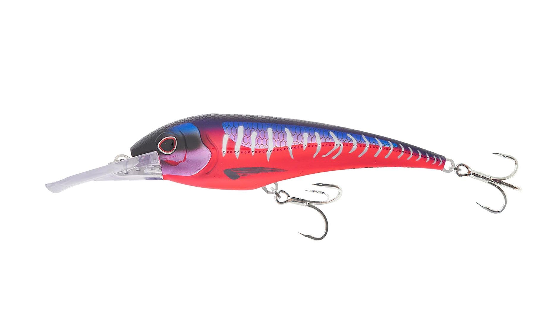 DTX Minnow with Patented Autotune System - Distressed Baitfish Swimming Action, BKK Diablo