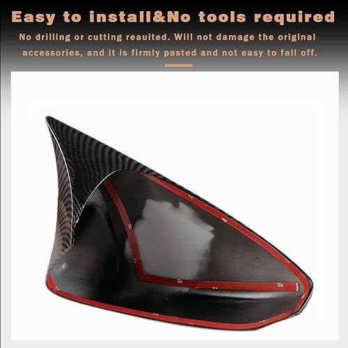 Miniatura 5 de BOYOUS Accesorios exteriores para Ford Mustang 2015 2016 2017 2018 2019 2020 2021 2022 fibra de carbono