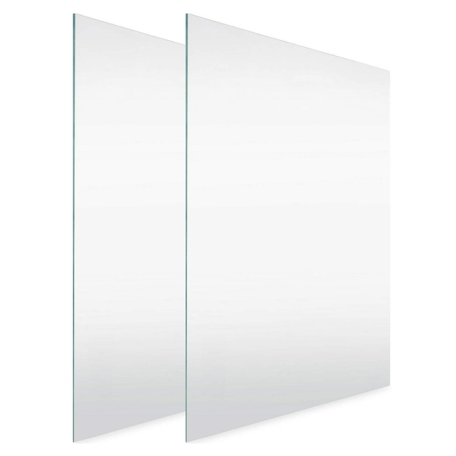 Icona Bay 8x10 Picture Frame Glass Replacement (8 x 10, 2 Pack