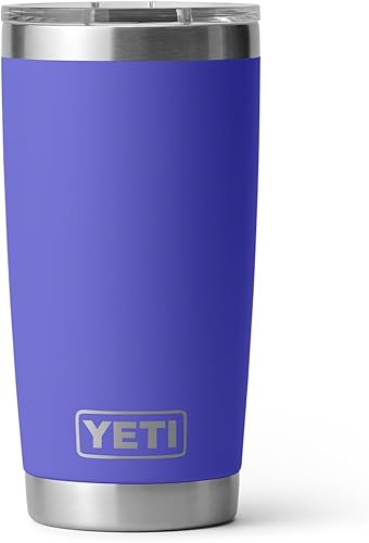 Miniatura 185 de YETI Rambler - Vaso aislado al vacío de acero inoxidable de 20 onzas con tapa MagSlider Verde mar