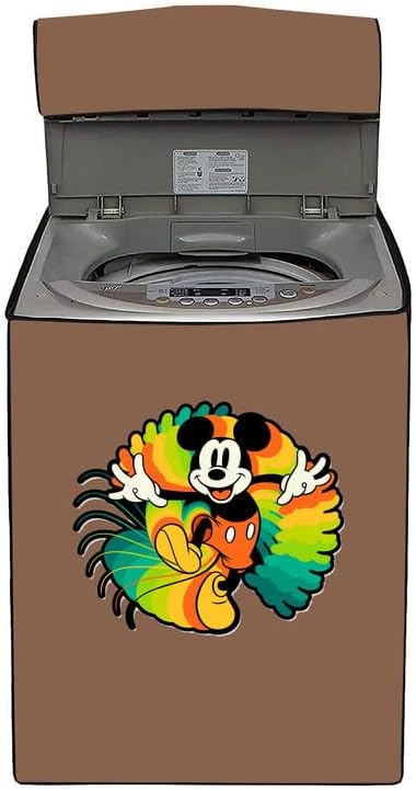 KVAR water dust Protection washing machine cover for MarQ by Flipkart 7.2 kg Fully Automatic Top Load (MQTLDW72) (Beige Colour)