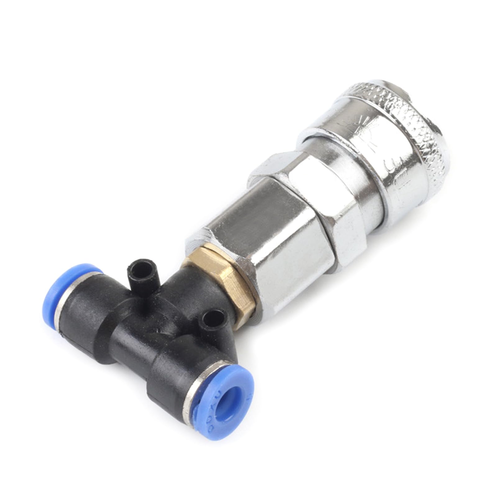 Abcsweet Plastic Steel Air Compressor-Pneumatic Tank-Connector Air For Three-Way Joint Air For Tank Straight Through Joint For Trucks & T Trucks 3-Way Joint Air Tank Straight Through Joint-Pneumatic Fittings