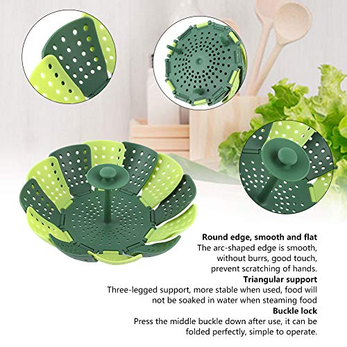 Panier de vapeur extensible et résistant à la température pour une cuisson parfaite