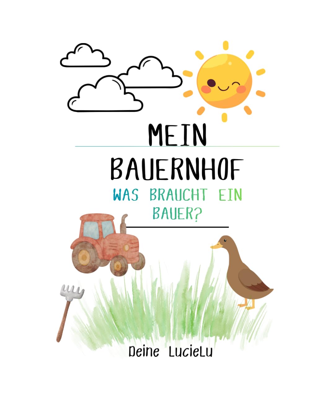 Mein Bauernhof: Lustige Tiere und tolle Fahrzeuge zum Ausmalen