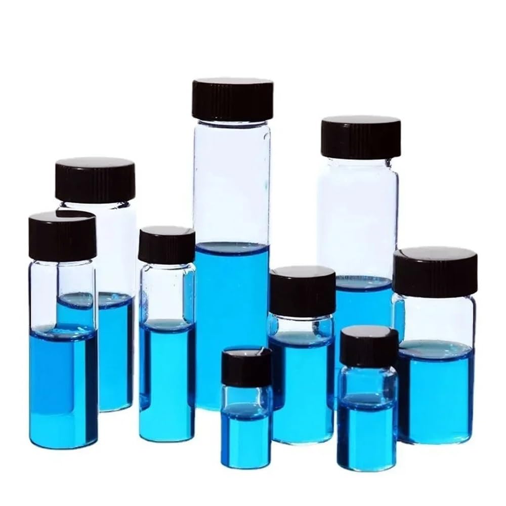 Fiala for reagenti da laboratorio in vetro da 2-60 ml, piccole fiale trasparenti for esperimenti chimici(20ml 20pcs)
