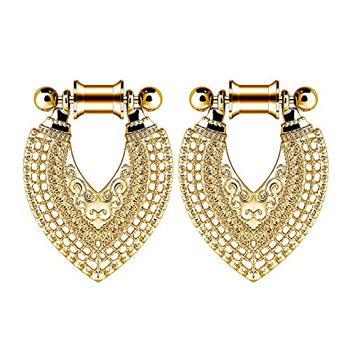 �X�e�����X�X�`�[�� 316L ���g���l���v���O 2�� - 4�̐▭�ȃ��g���ȃ{�w�~�A������3�̑N�₩�ȐF�A4mm - 30mm�Ƀt�B�b�g�A�L�т������ԂɍœK(A -Gold,10mm)