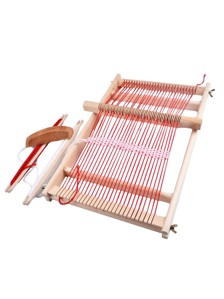 KARANVO 木製 卓上手織り機 Amazon | Ladruph 手織り機 卓上手織り機 糸付き 扱いやすい 簡単 木製