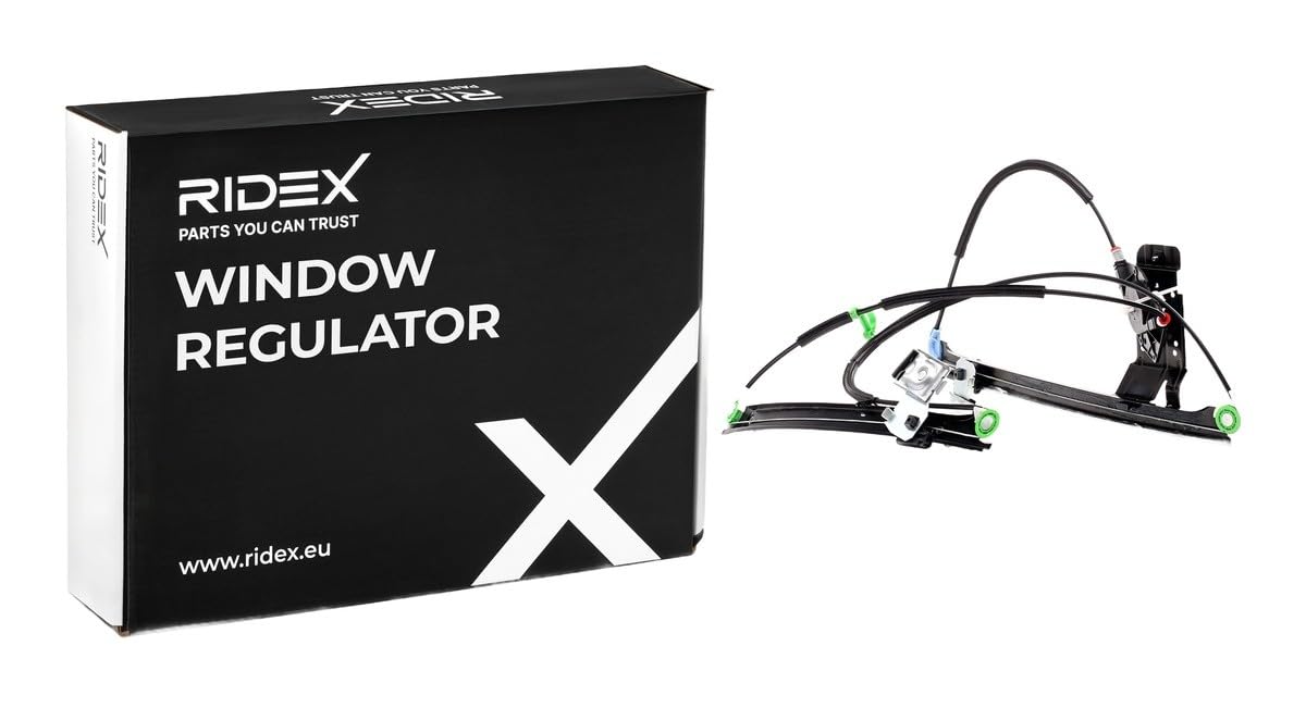 RIDEX 1561W0113 Elevalunas eléctrico Delante, Derecha sin electromotor Compatible con AUDI A6 C6 Avant 4F5