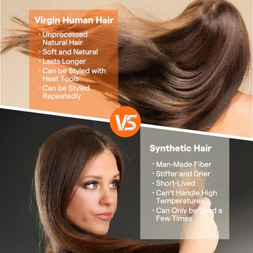 Image of Full Shine Insert Virgin Tape in Hair Extensions Human Hair Color 4 /7 /80 Smoky Mushroom Brown Balayage Tape in Extensions 24 Inch Silky Straight Hair Extensions 10Pcs 25 Grams Light for Outing