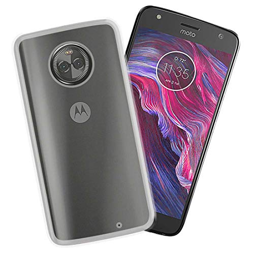 Image of Crystal Clear Back Case for Motorola Moto X4 | Raised Bumps for Camera & Screen Protection | Clear Soft Silicone Back Case Cover for Motorola Moto X4 (TPU | Transparent)