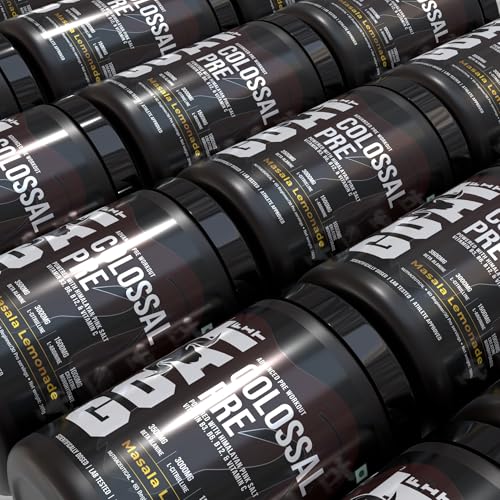 Image of Colossal Pre | PreWorkout Powder (Spicy Guava 180gm 15 Servings) 200mg Caffeine 3.5g Beta-Alanine 3g Citrulline 1.5g Arginine 1g Creatine with Himalayan Pink Salt