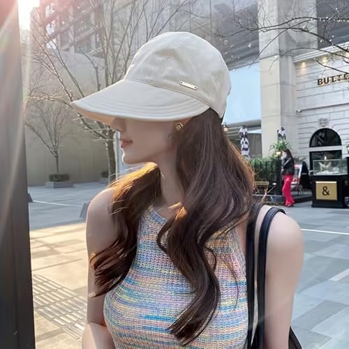 Image of HSR Women Wide Brim Sun Hat | Versatile Casual Sunshade Bucket Hat for Women | UV Protection Summer Cap