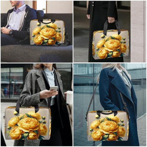 Funda para laptop de 16 pulgadas impermeable con correa de hombro 2