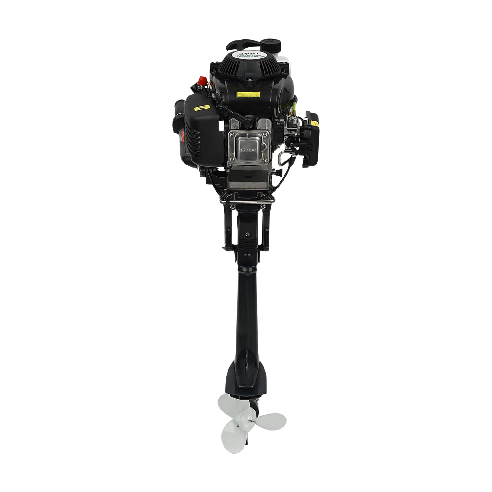 Motore elettrico fuoribordo da 2,2 kW, motore a 4 tempi, motore elettrico fuoribordo con imbuto, 5500 giri/min, per gommoni, barche da pesca, barche a vela