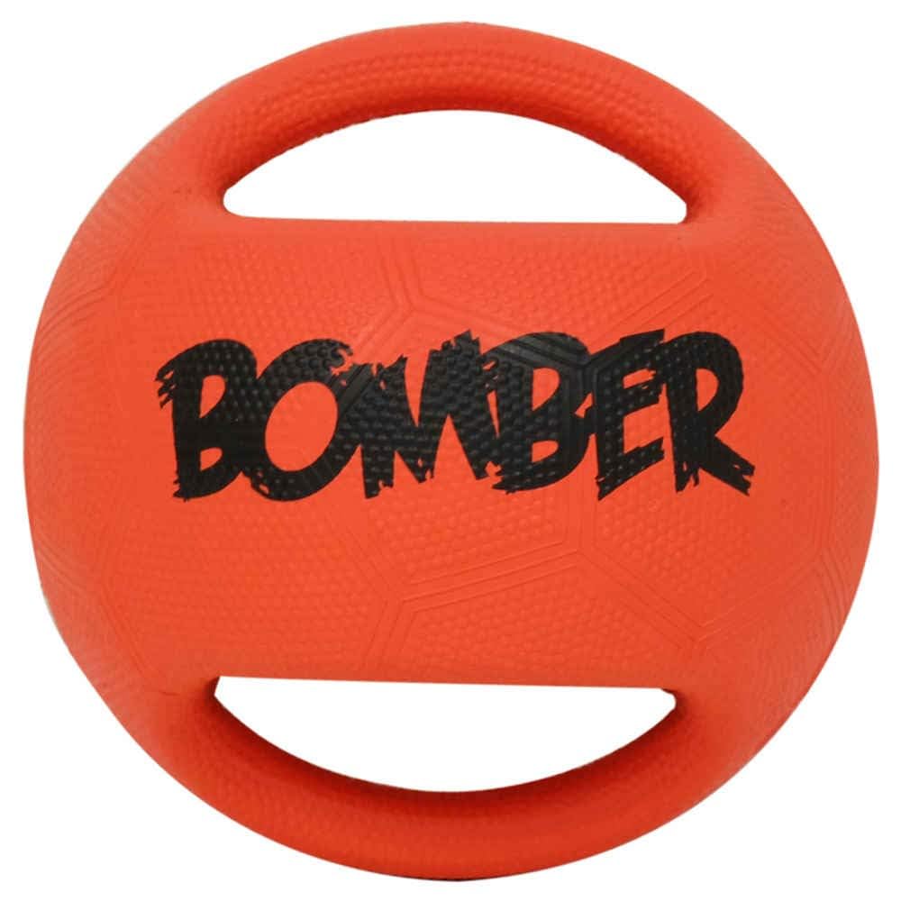 ZEUS Bomber Lightweight and Tough Dog Toy with Squeaker, Large, 5.9
