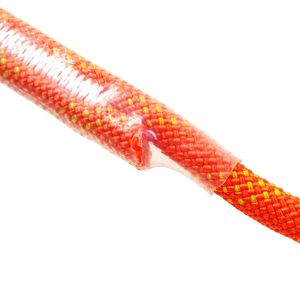 Cuerda de Escalada de 12 mm Equipo de Roca para árboles al Aire Libre Montañismo Línea de Vida Equipo de Seguridad de Supervivencia de Emergencia Escape Rescue Cuerda estática-Azul 20m, CN