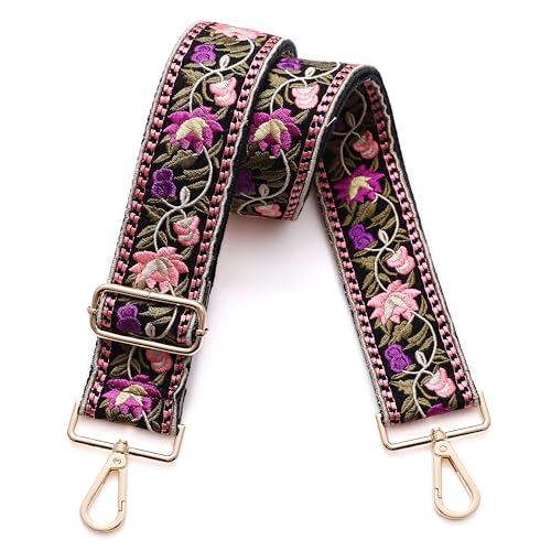 Image of S-Jacorry Purse Strap Replacement Crossbody Wide Shoulder Strap Adjustable Canvas Straps Handbag Strap Replacement Belts